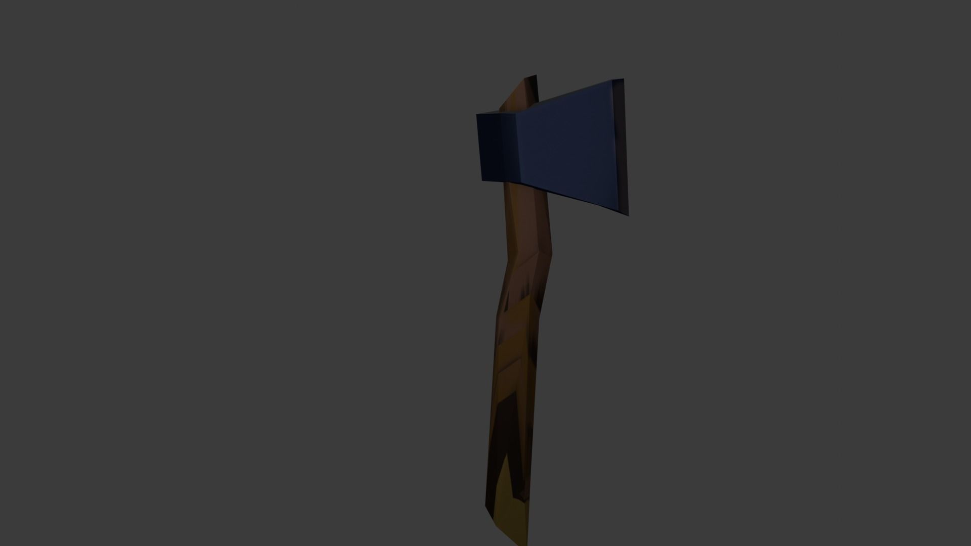 Hatchet Free low-poly 3D model_2