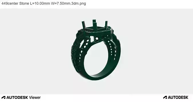 Men Ring with an Asscher Cut Center Stone