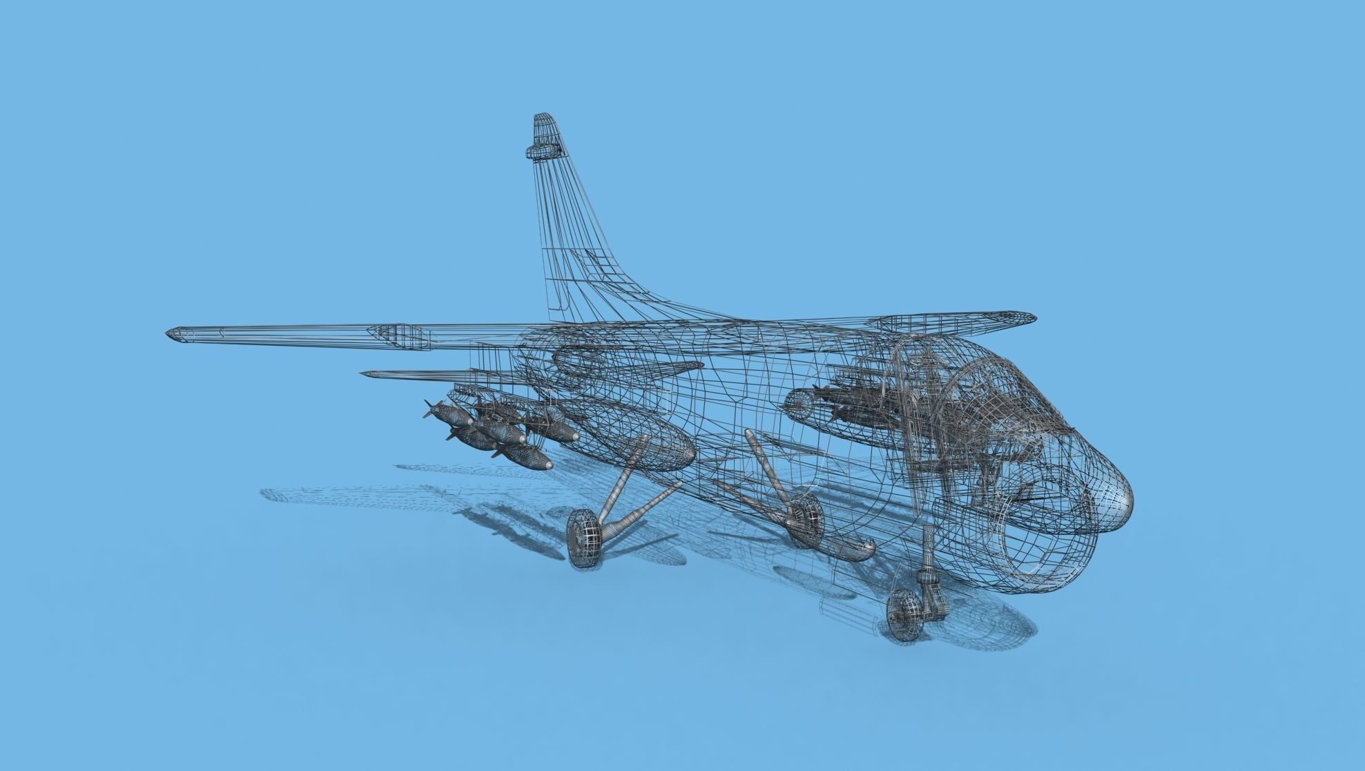 Chance Vought A-7C Corsair II V26 USN 3D model_12