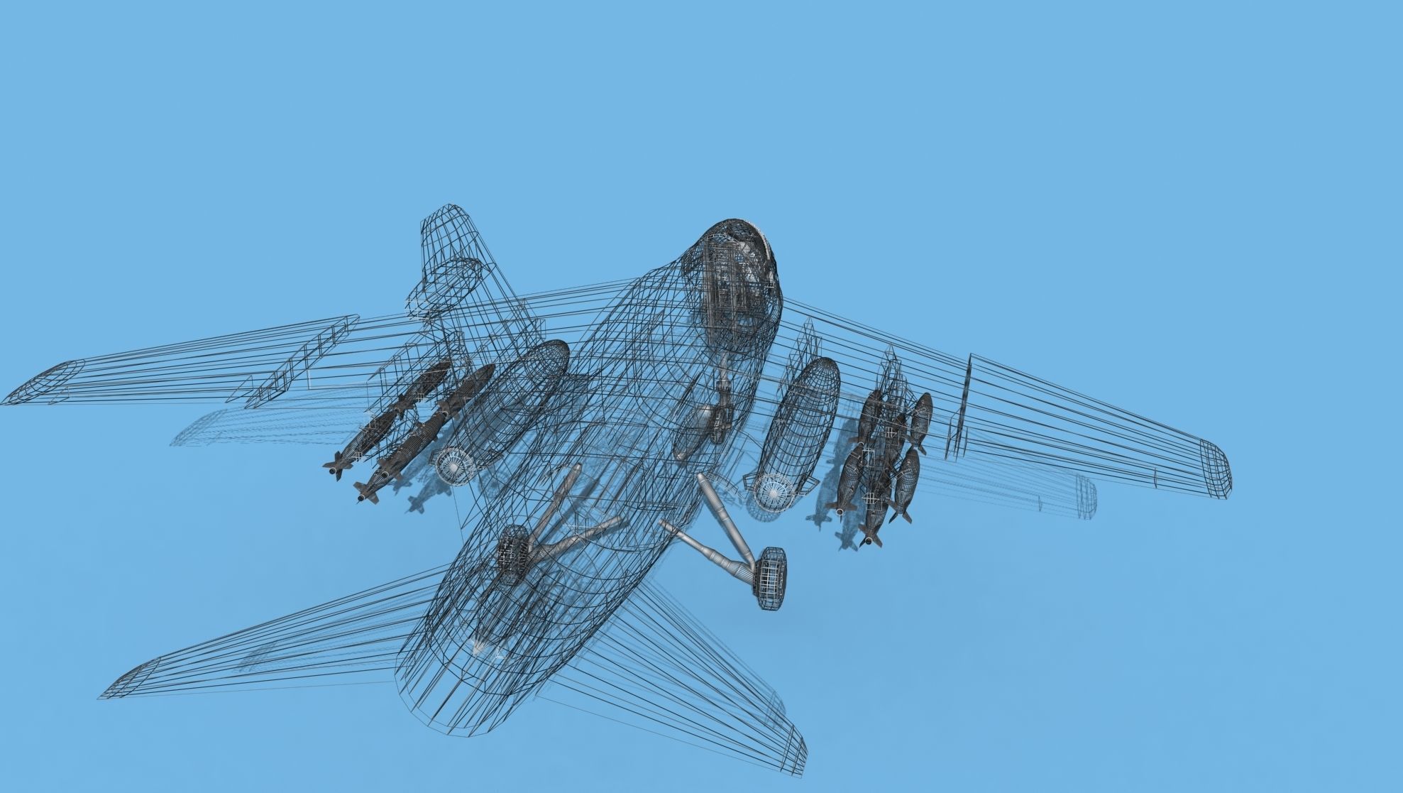 Chance Vought A-7C Corsair II V26 USN 3D model_14