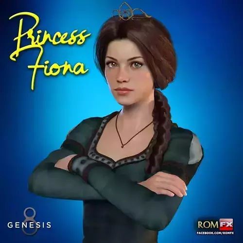 RFX Princess Fiona Human For G8F And G81F 3D model
