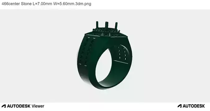 Men Ring with an Asscher Cut Center Stone