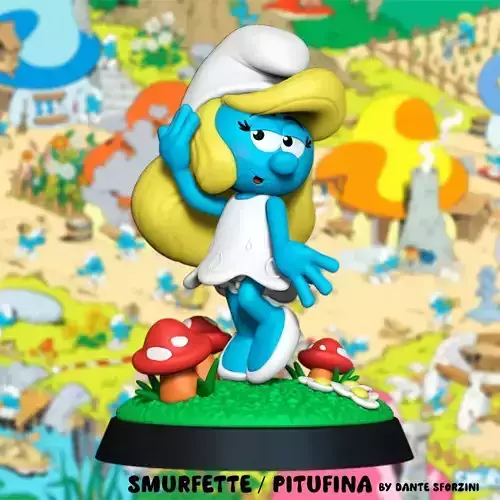 Smurfette - The Smurfs 3D PRINT FIGURINE COLLECTIBLE