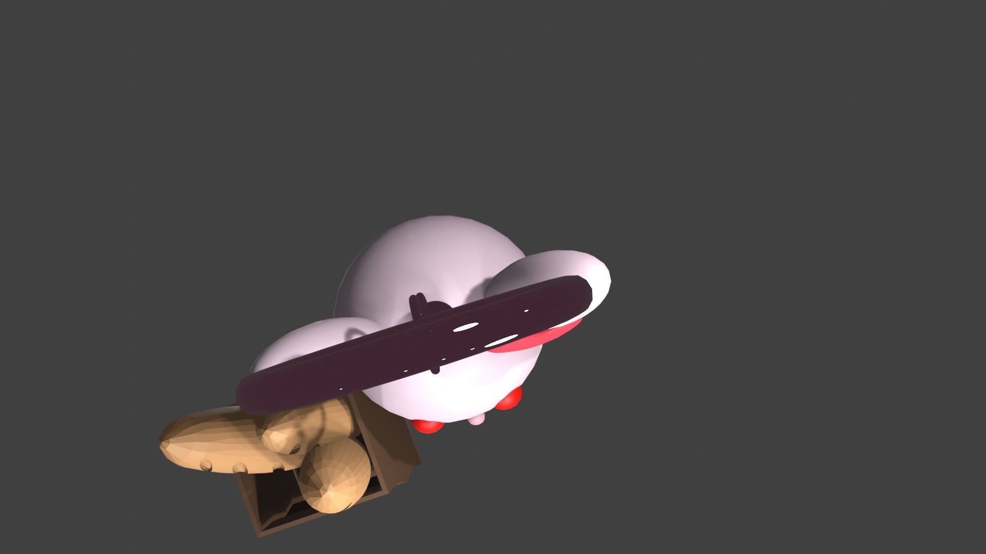 UsaroboF Low-poly 3D model_4