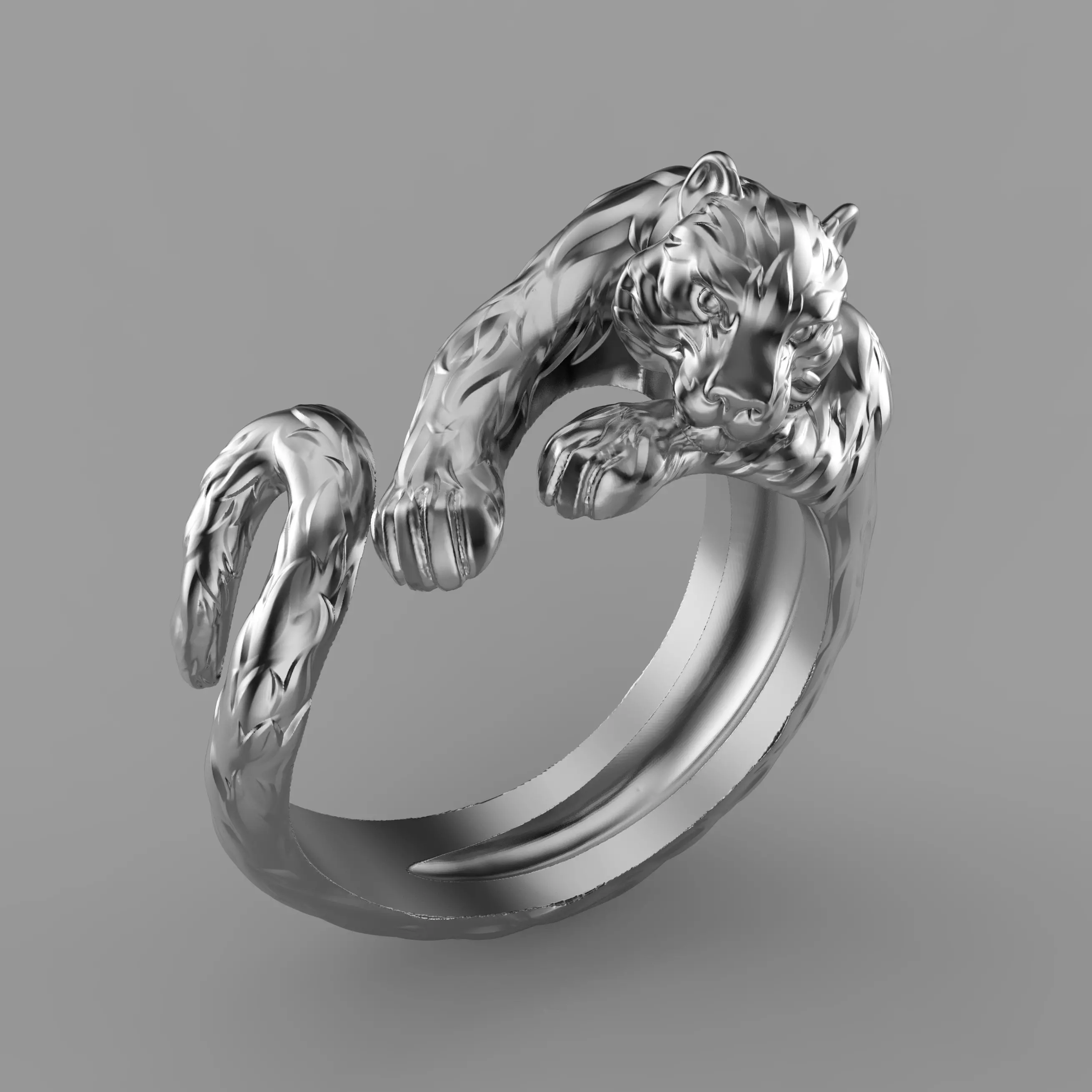 Ring tiger 3D print model_0