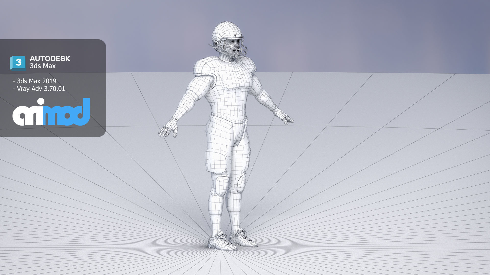 American Football Player 0006 3D model_6