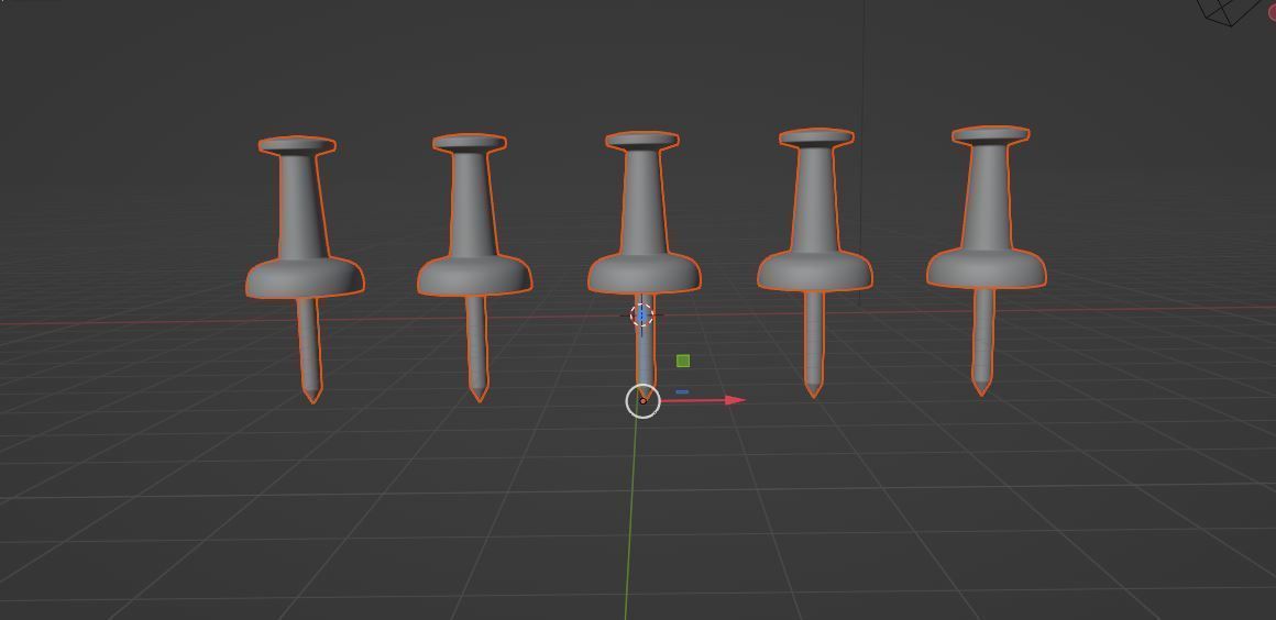 Pushpin 3D Model  3D model_11