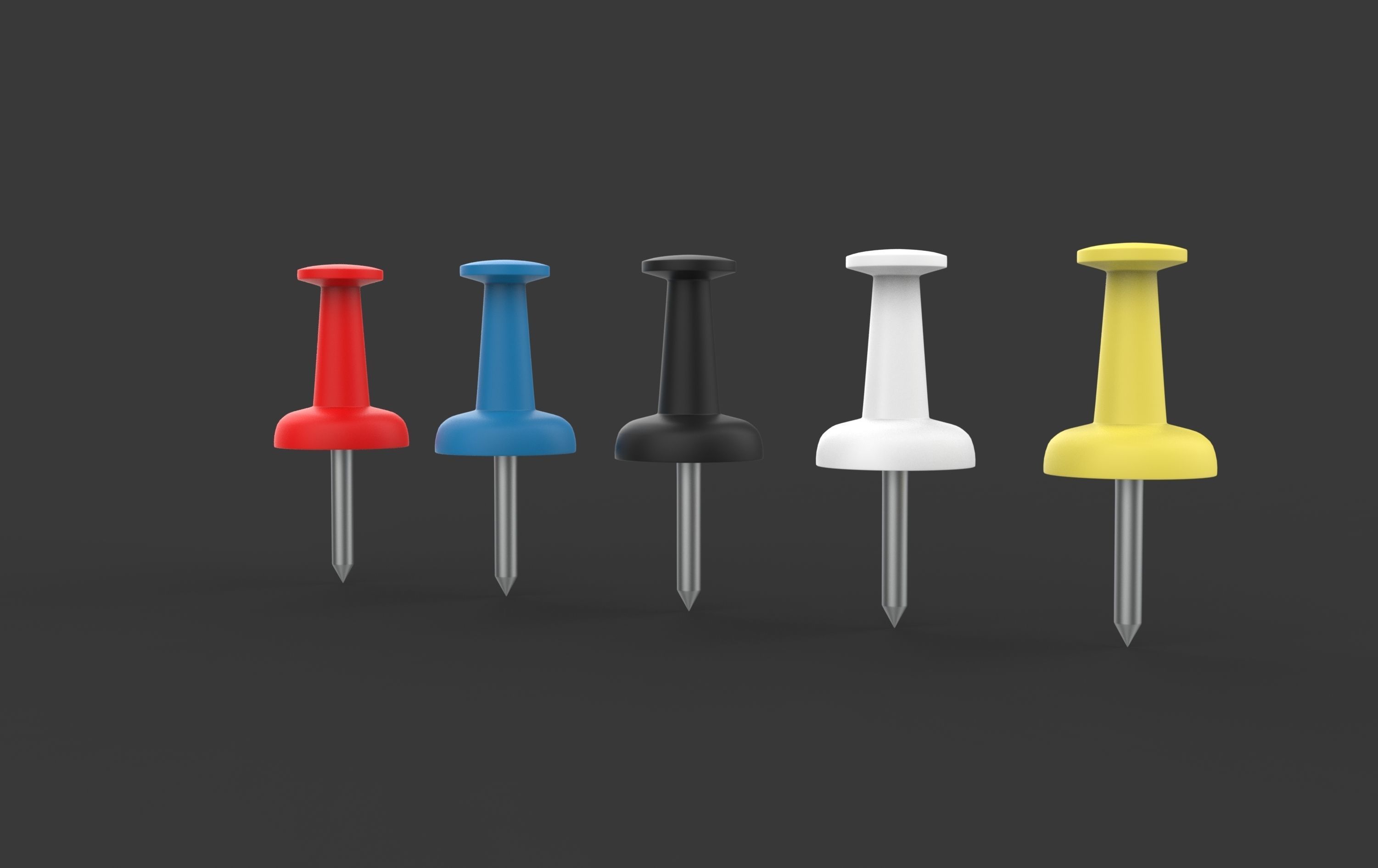 Pushpin 3D Model  3D model_5
