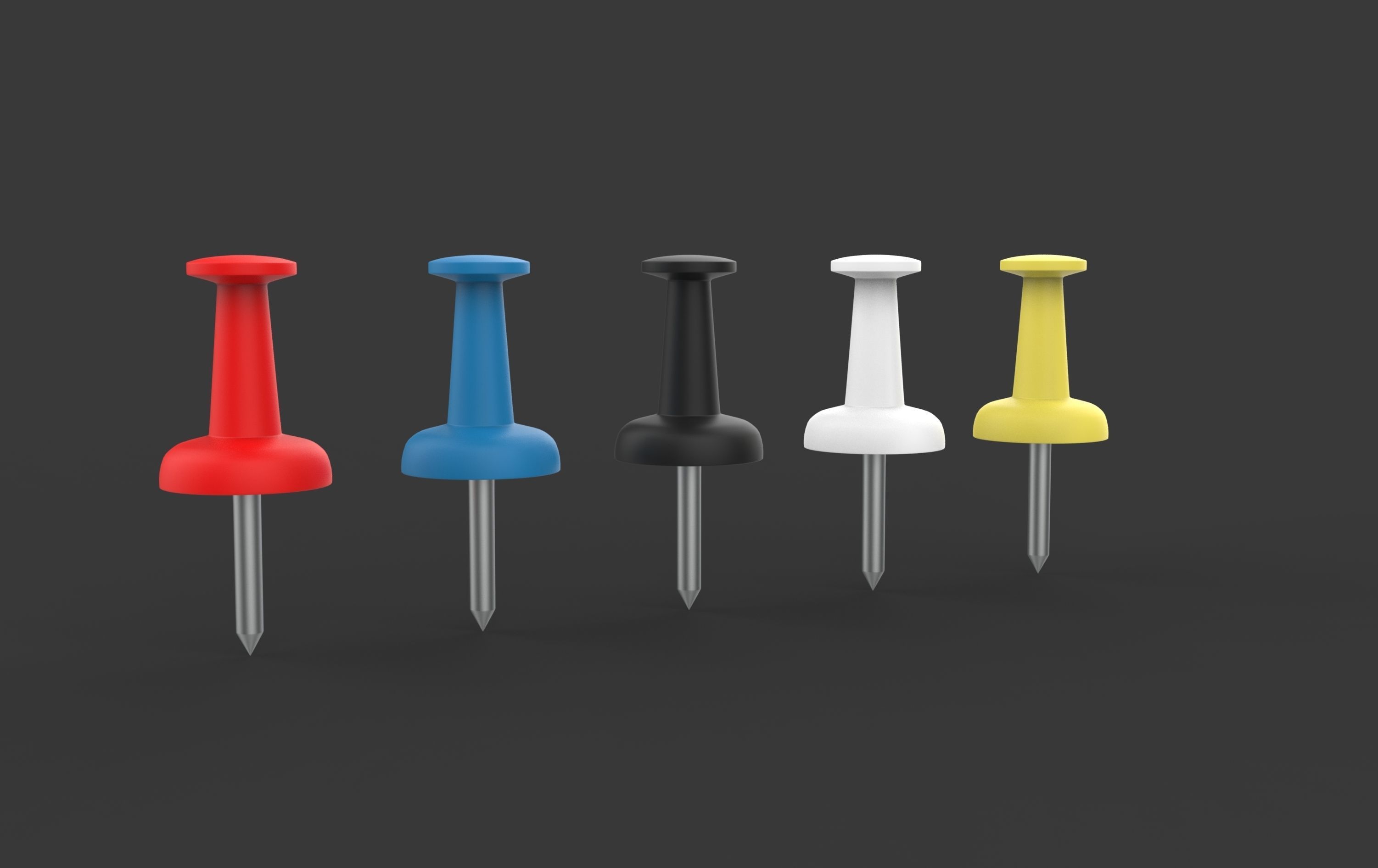 Pushpin 3D Model  3D model_6
