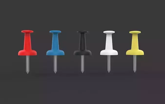 Pushpin 3D Model  3D model
