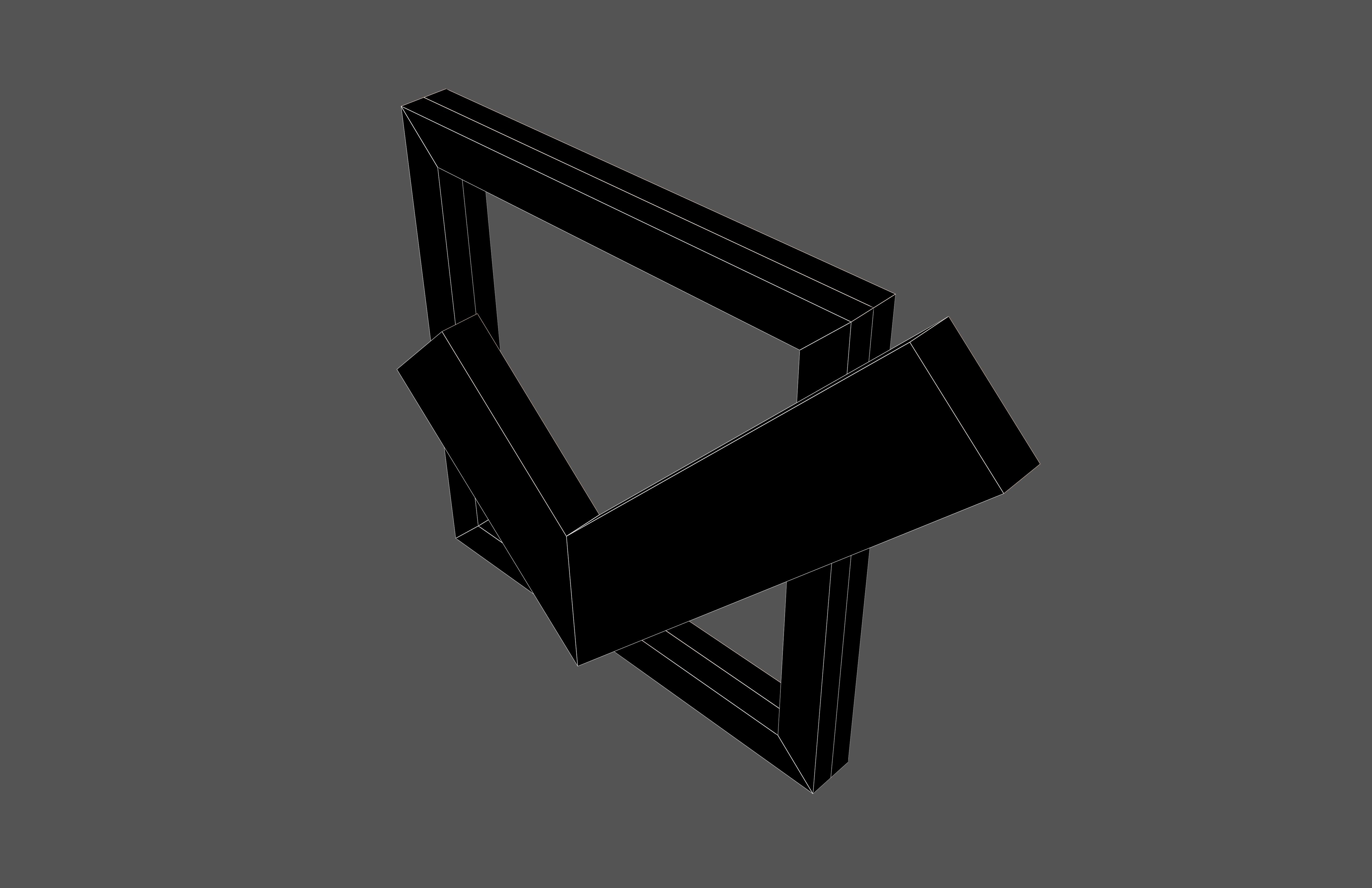 Checkbox with Tick Symbol v1 001 Low-poly 3D model_6