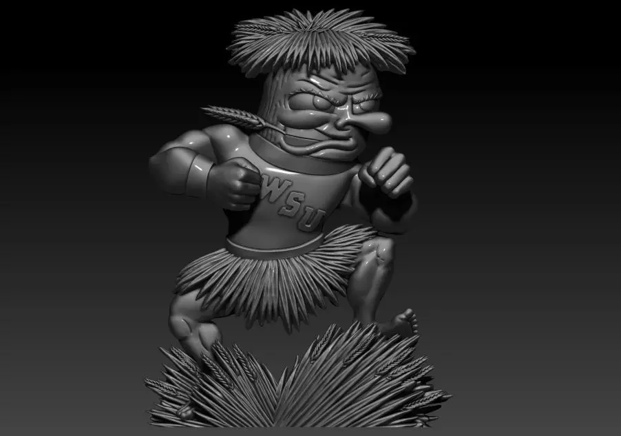 Wheat man Model 3D print model