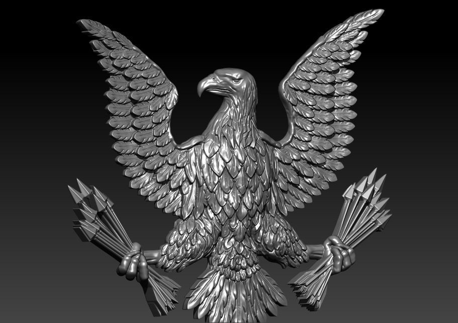 Freebandz  Eagle Model 3D print model_4