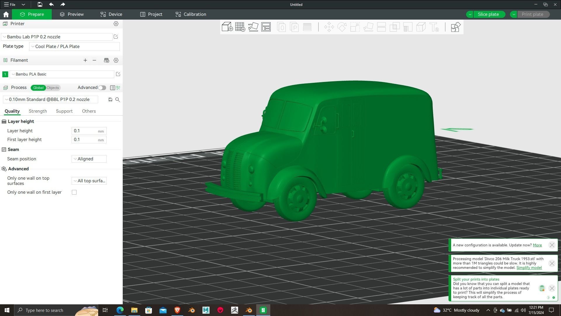 DVCO TO6 Milk Truck 1953 3rd Print Model 3D print model_21