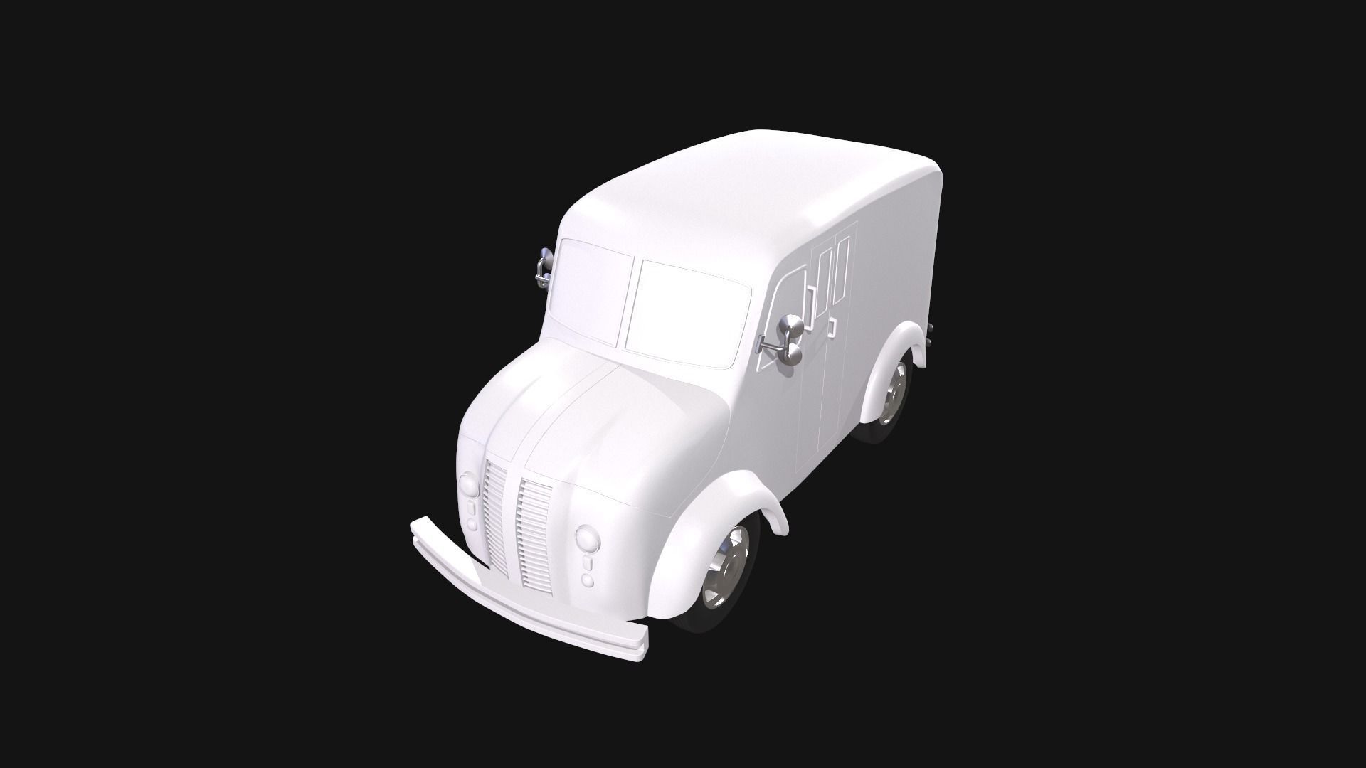 DVCO TO6 Milk Truck 1953 3rd Print Model 3D print model_4