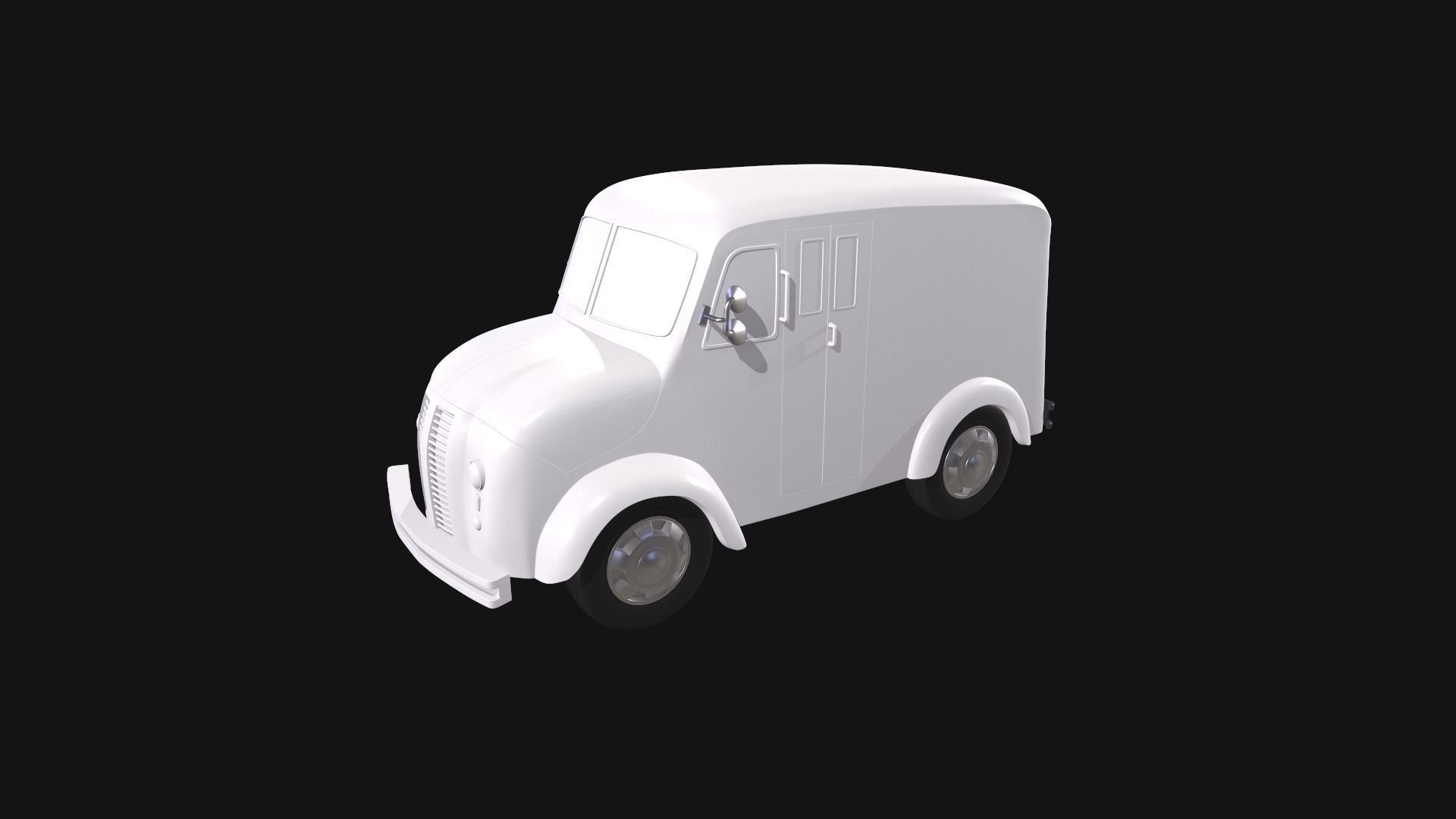 DVCO TO6 Milk Truck 1953 3rd Print Model 3D print model_5