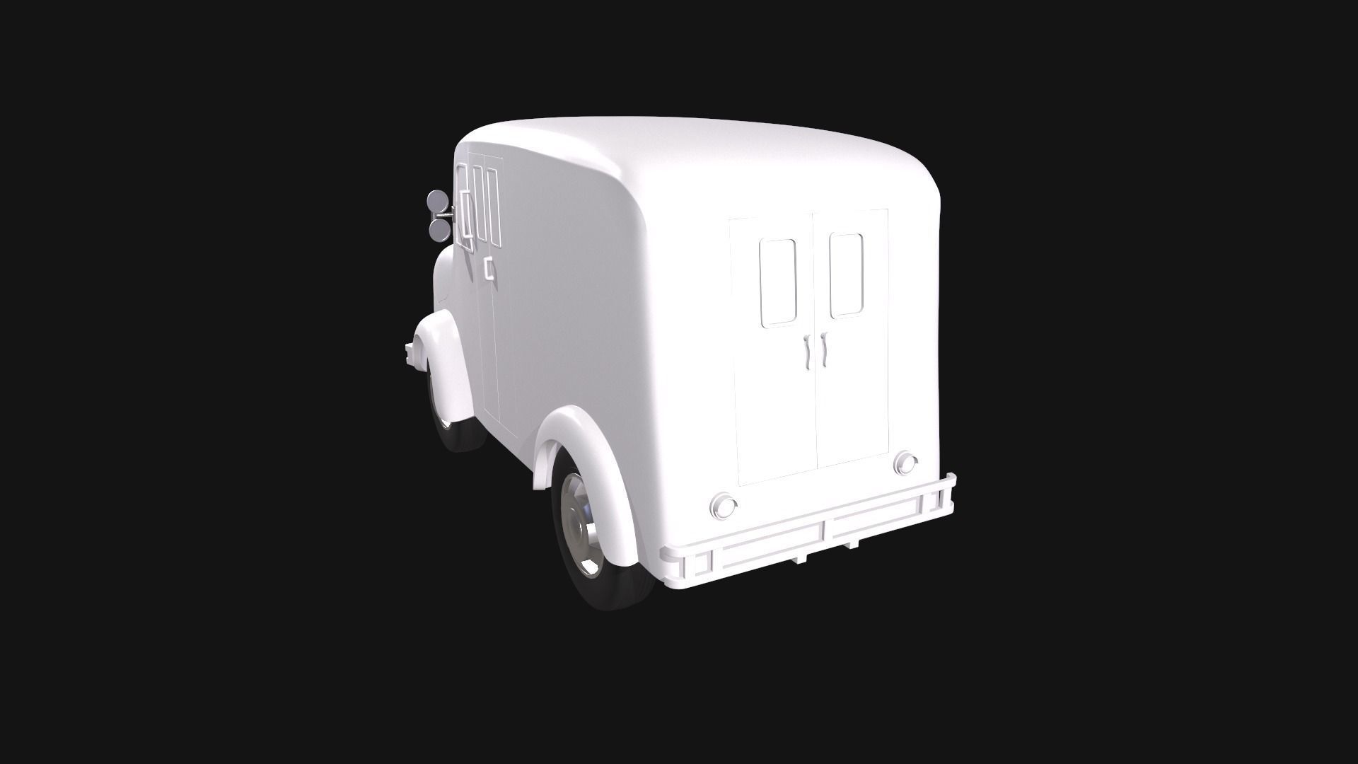 DVCO TO6 Milk Truck 1953 3rd Print Model 3D print model_6