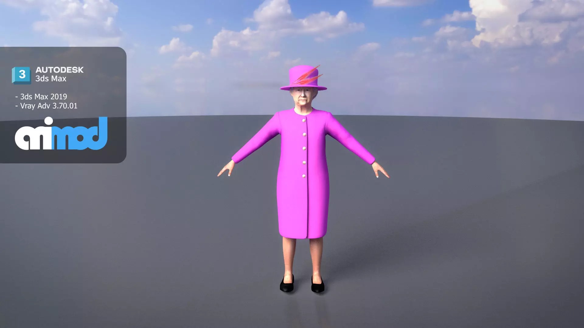 Queen Elizabeth 3D model