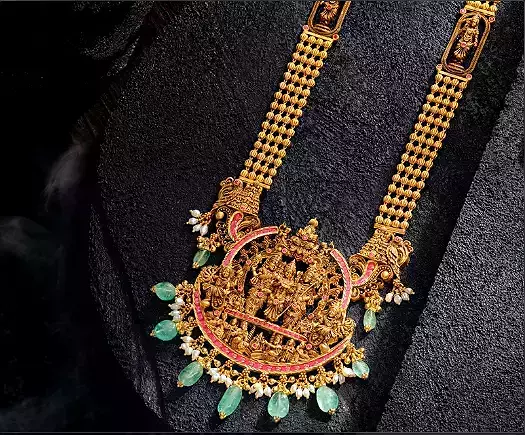 meenakshi thirukalyanam necklace indian jewellery 3D print model