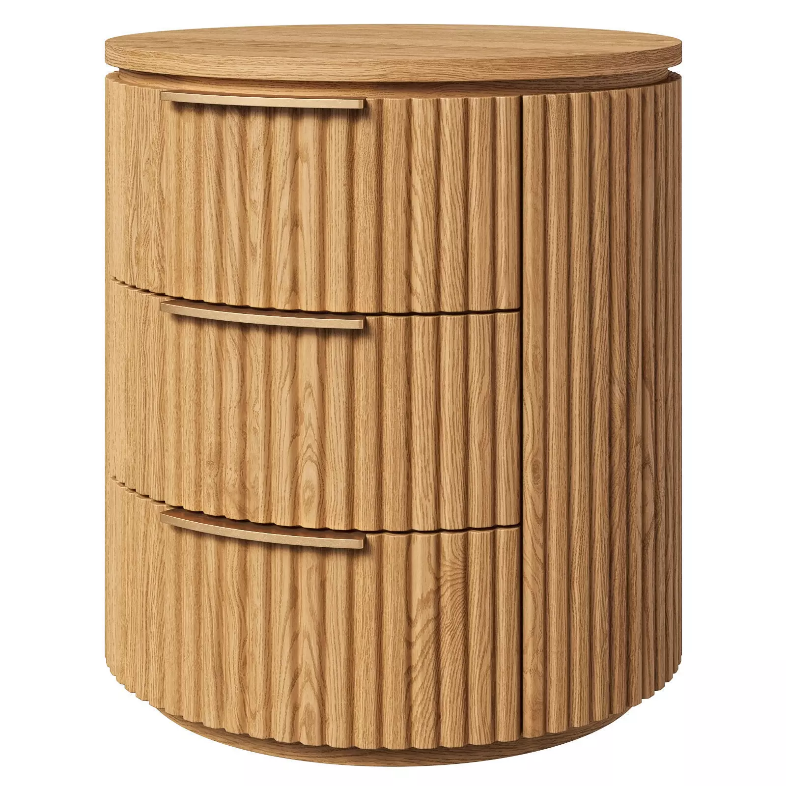 Restoration Hardware closed nightstand Byron 3D model_0