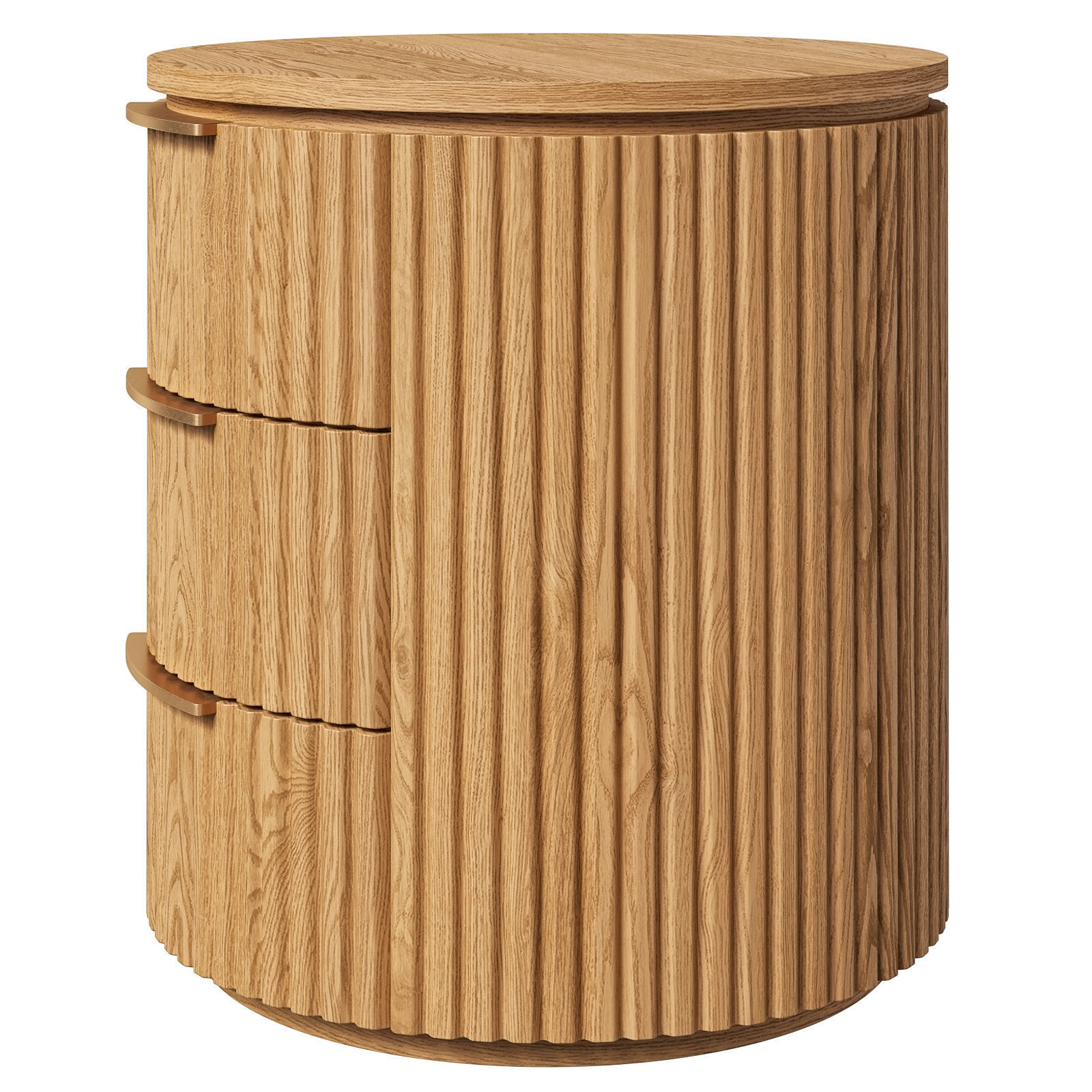 Restoration Hardware closed nightstand Byron 3D model_2