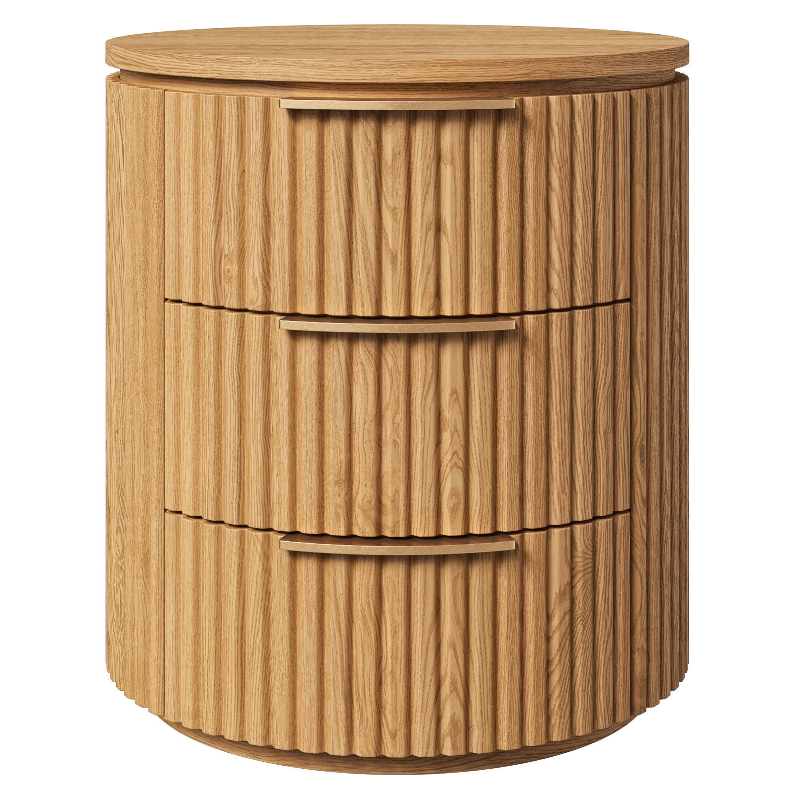 Restoration Hardware closed nightstand Byron 3D model_1