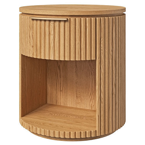 Restoration Hardware open nightstand Byron 3D model
