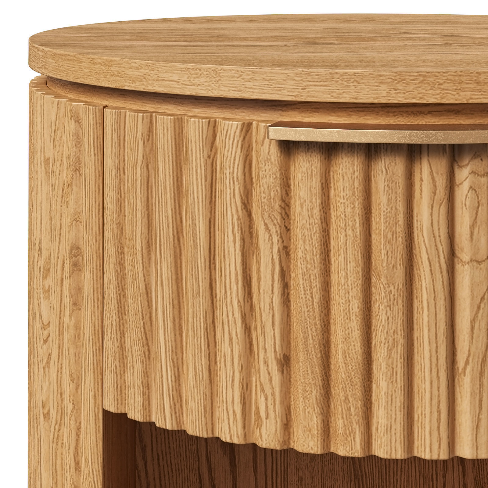 Restoration Hardware open nightstand Byron 3D model_3