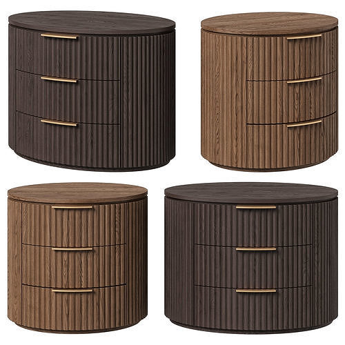 Restoration Hardware nightstand Byron 3D model