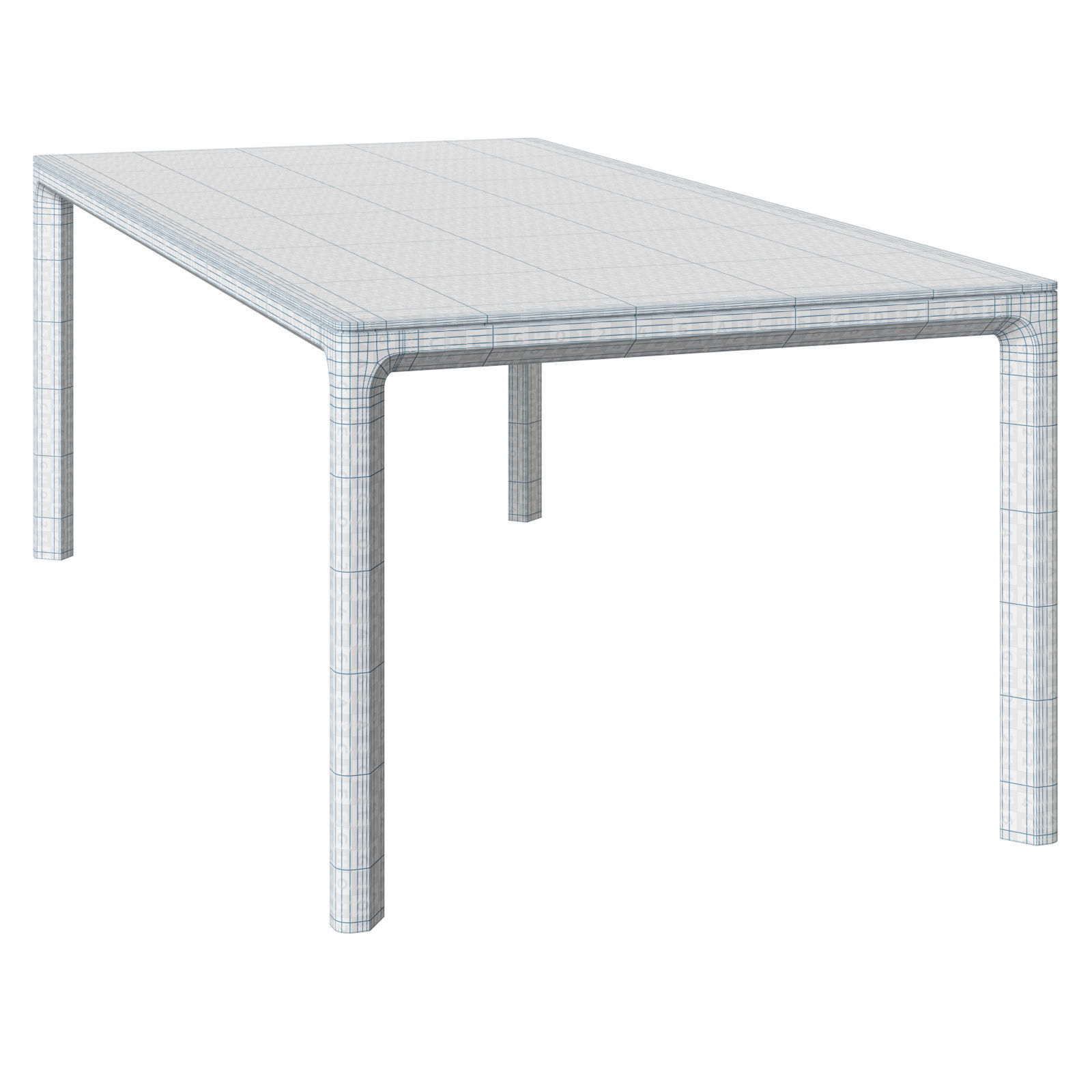 Restoration Hardware dining table Padua 3D model_5