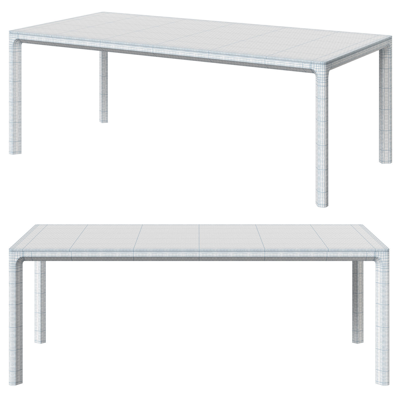 Restoration Hardware dining table Padua 3D model_4