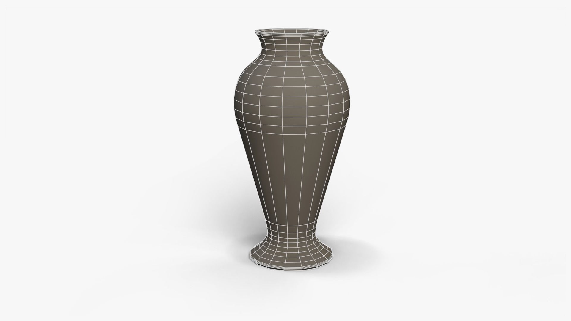 Old Clay Pots and Vases Low-poly 3D model_10