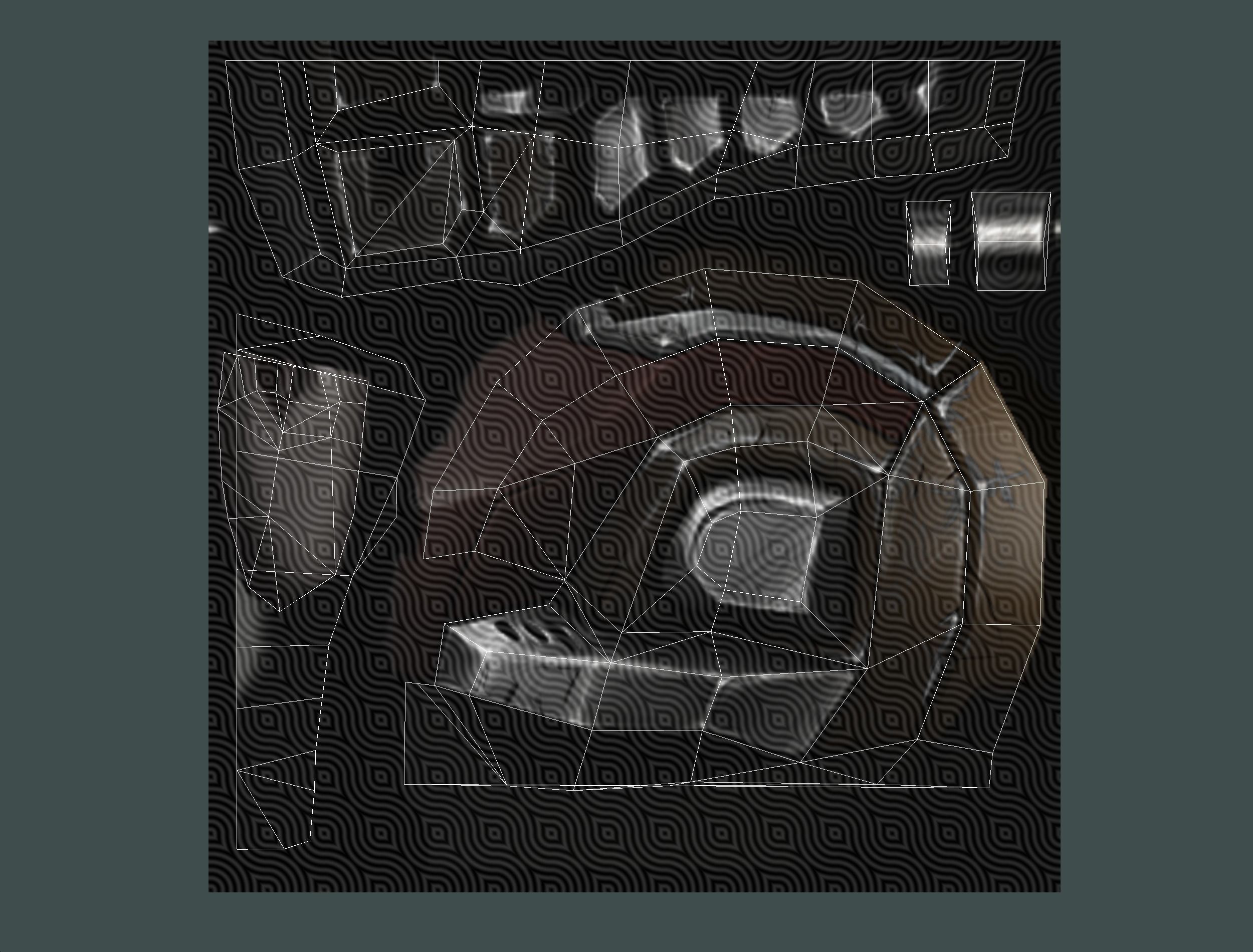 Woman Cyborg Soldier Female with Rifle and Pistol Low-poly 3D model_69