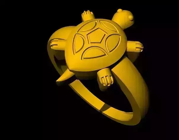 tortoise ring 3dm file 