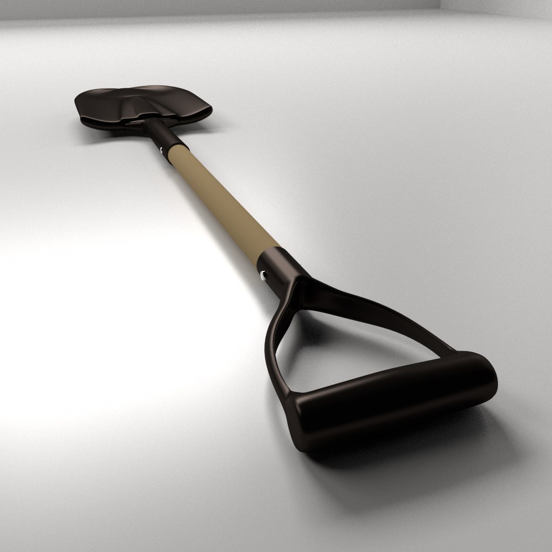 Shovel 3D model_1