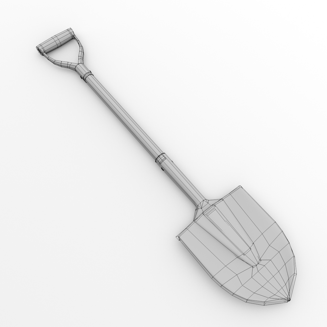 Shovel 3D model_3