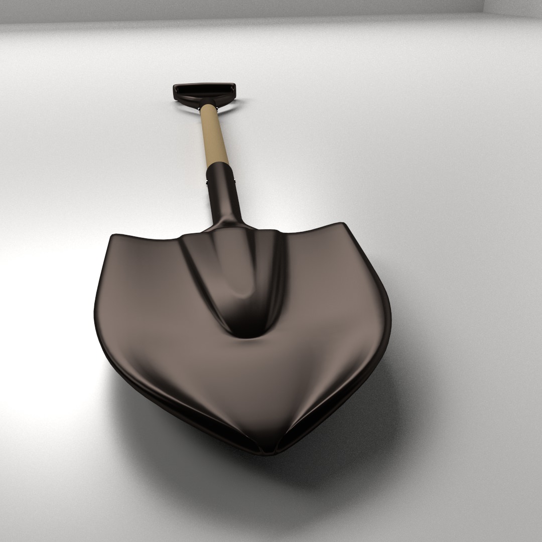 Shovel 3D model_2
