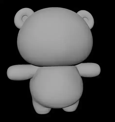 teddy bear base mesh
