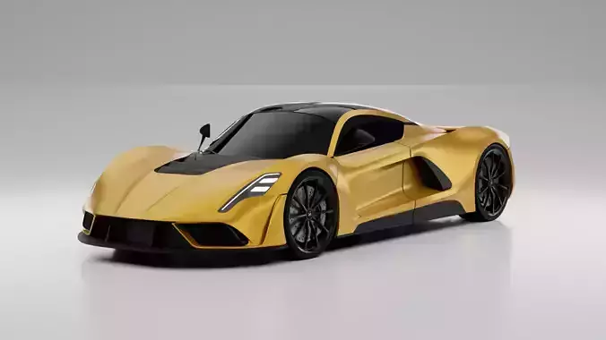 Hennesey Venom F5 3D model