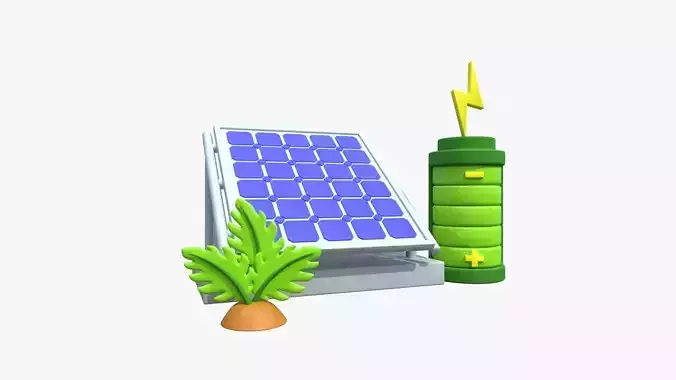 Solar Panel 3D model