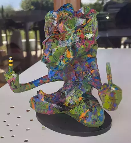 Monkey FU 3D print model
