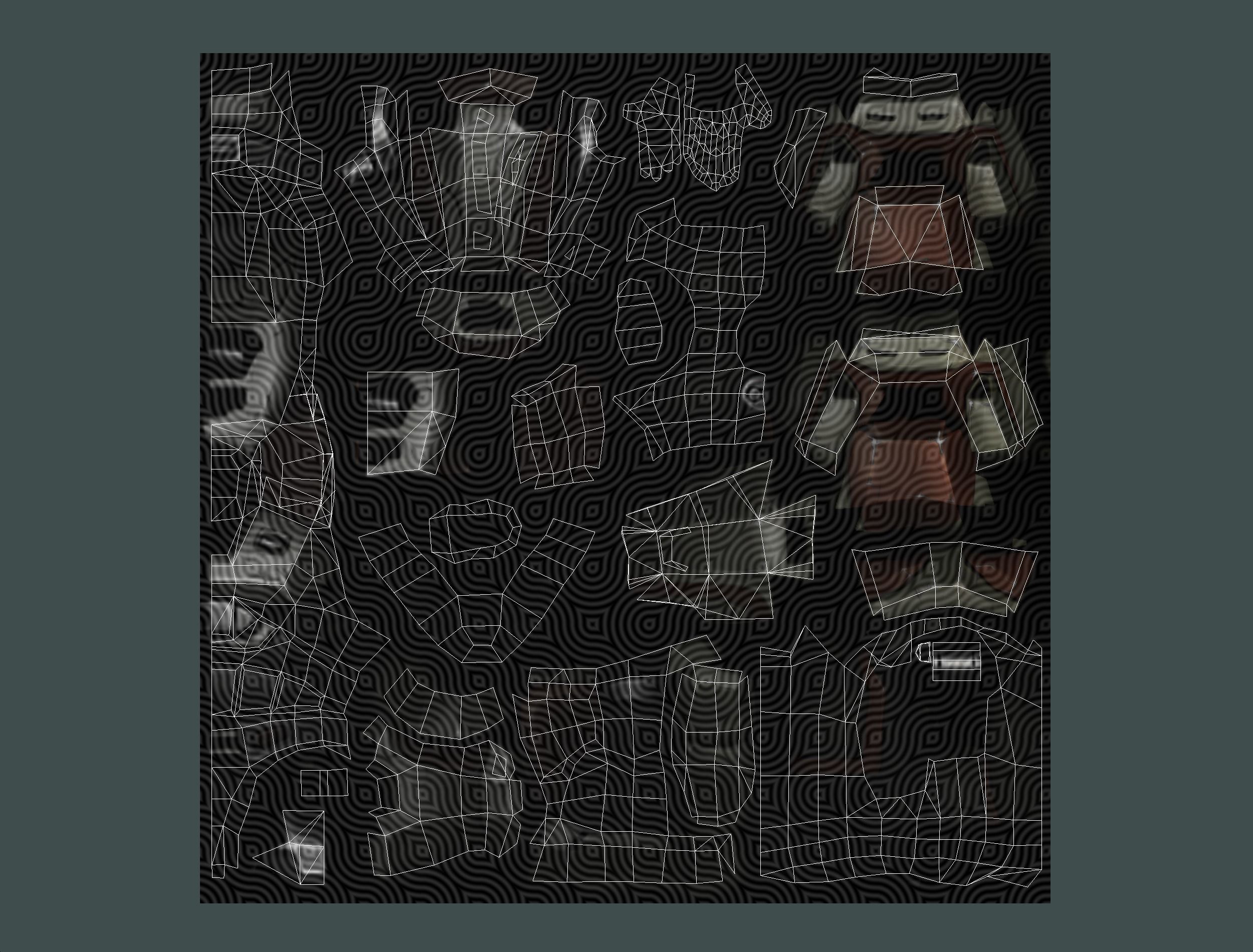 Sci-Fi Male Cyborg Man Drone Trooper Soldier Low-poly 3D model_68