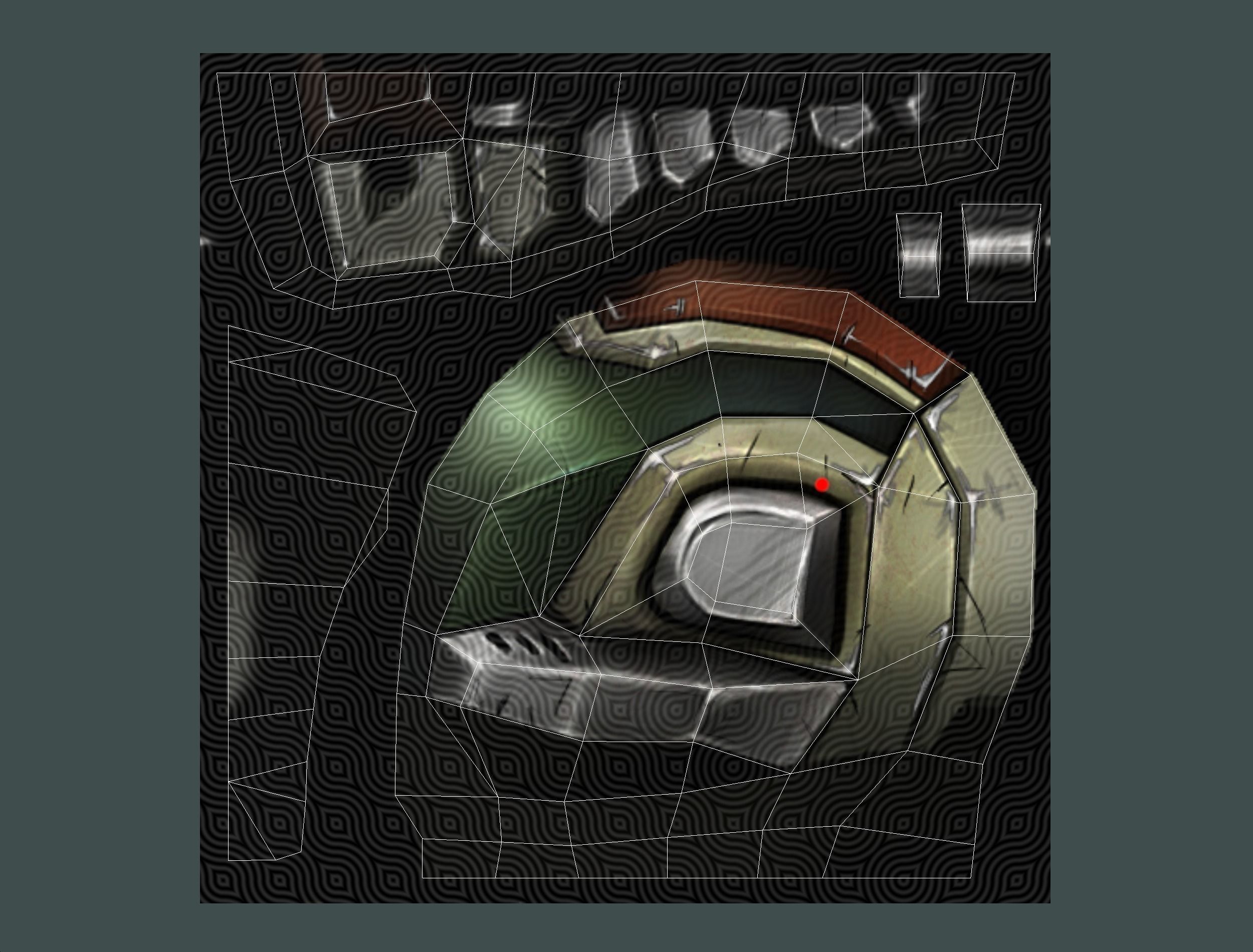 Sci-Fi Male Cyborg Man Drone Trooper Soldier Low-poly 3D model_67