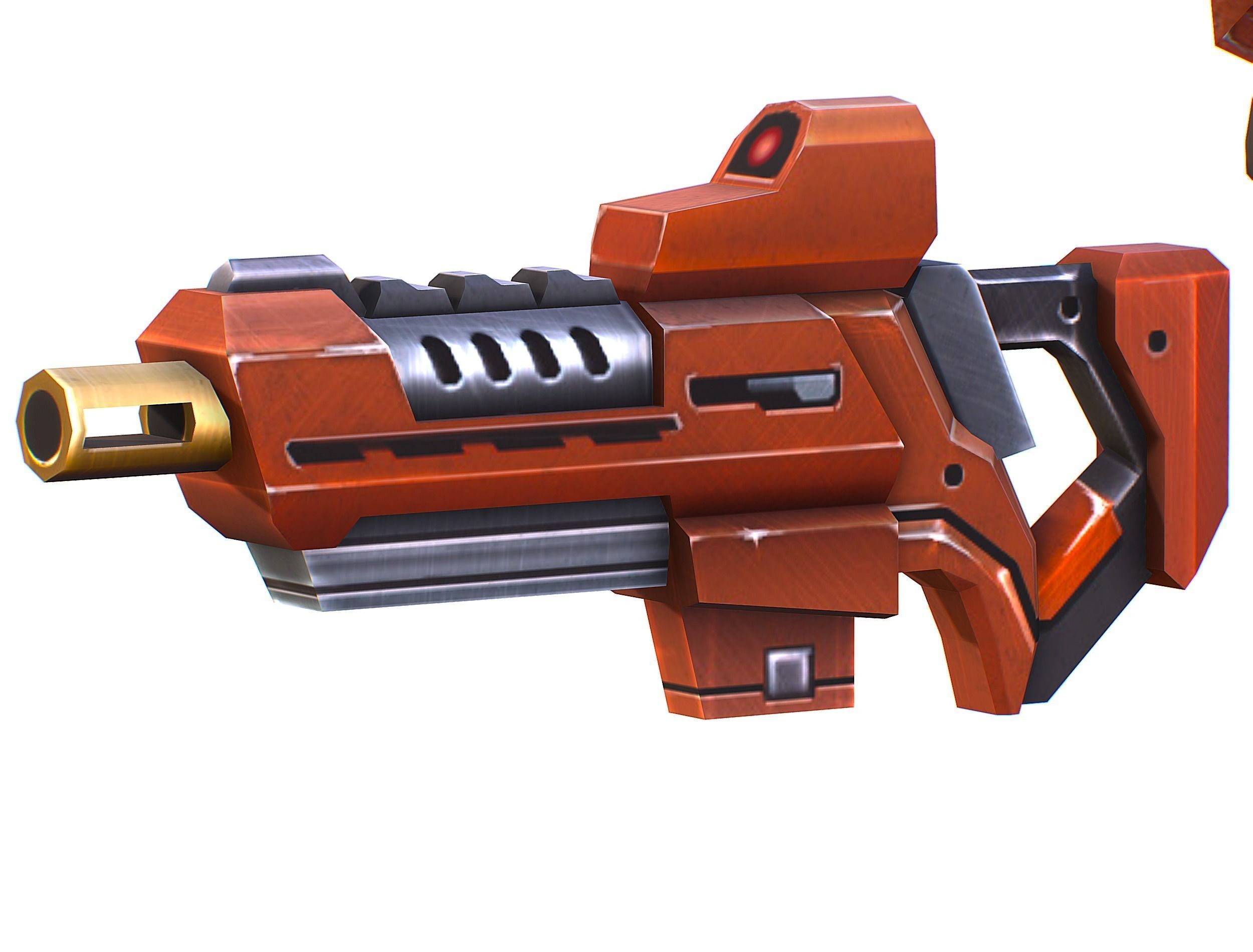 Sci-Fi Male Cyborg Man Drone Trooper Soldier Low-poly 3D model_48