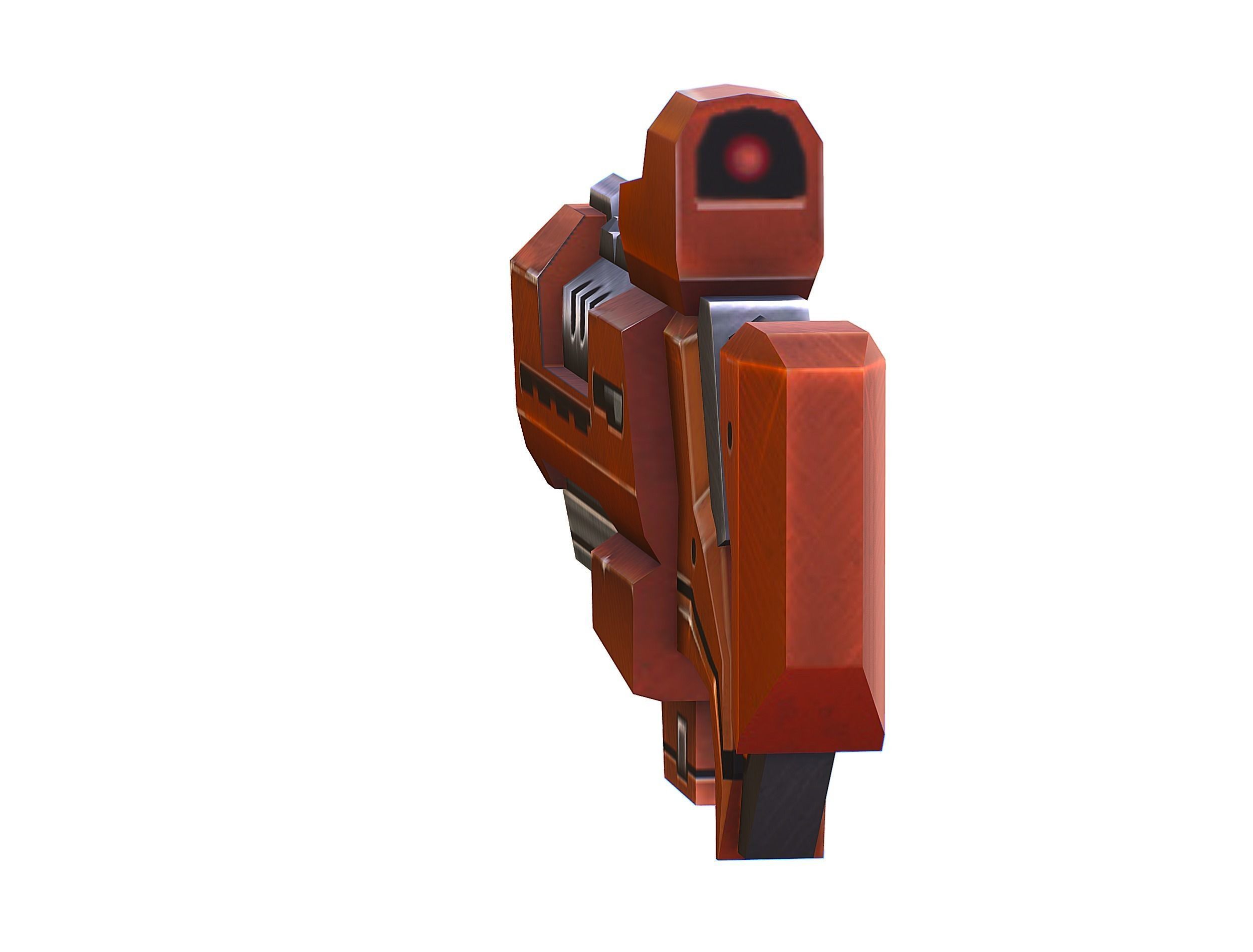 Sci-Fi Male Cyborg Man Drone Trooper Soldier Low-poly 3D model_45