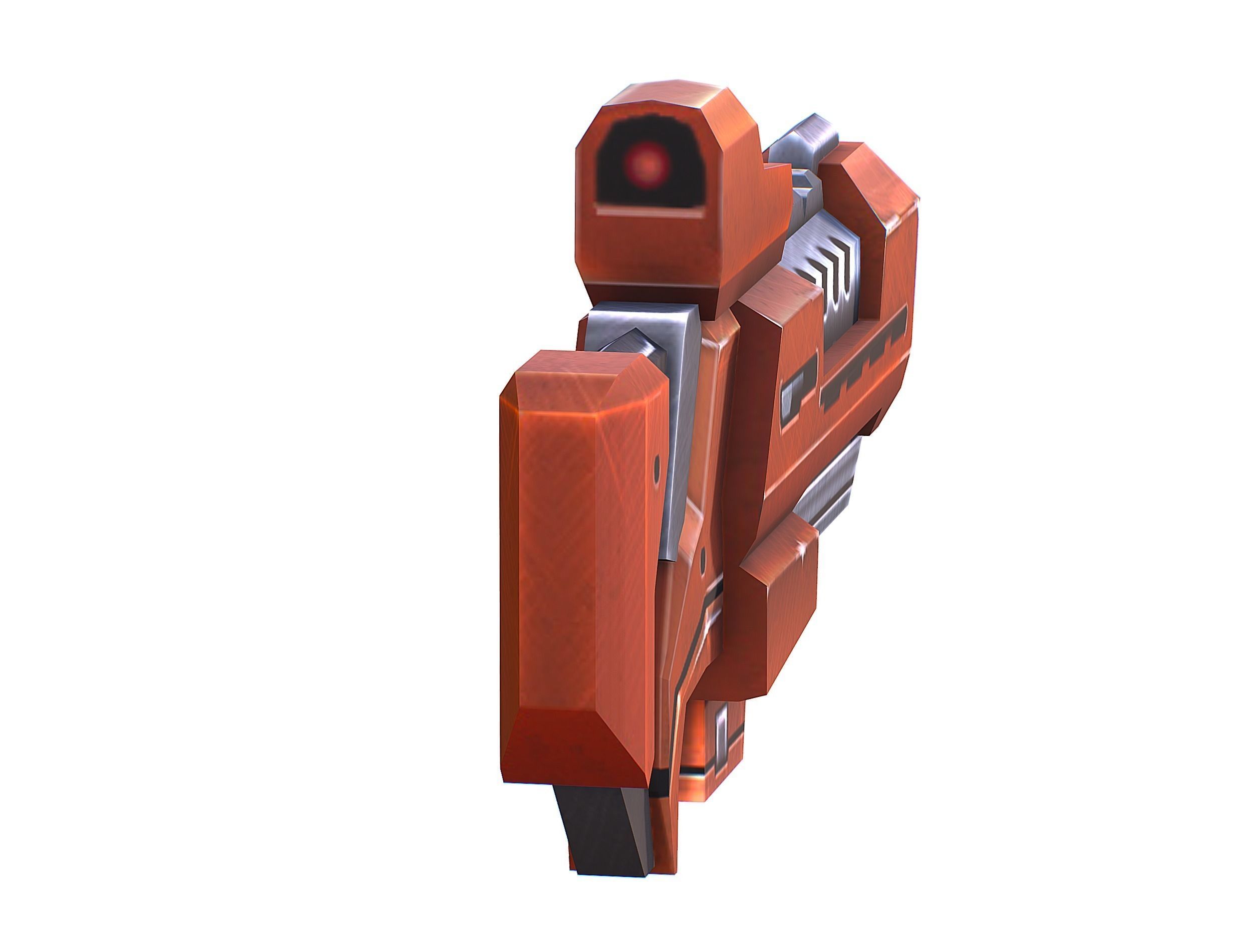 Sci-Fi Male Cyborg Man Drone Trooper Soldier Low-poly 3D model_44