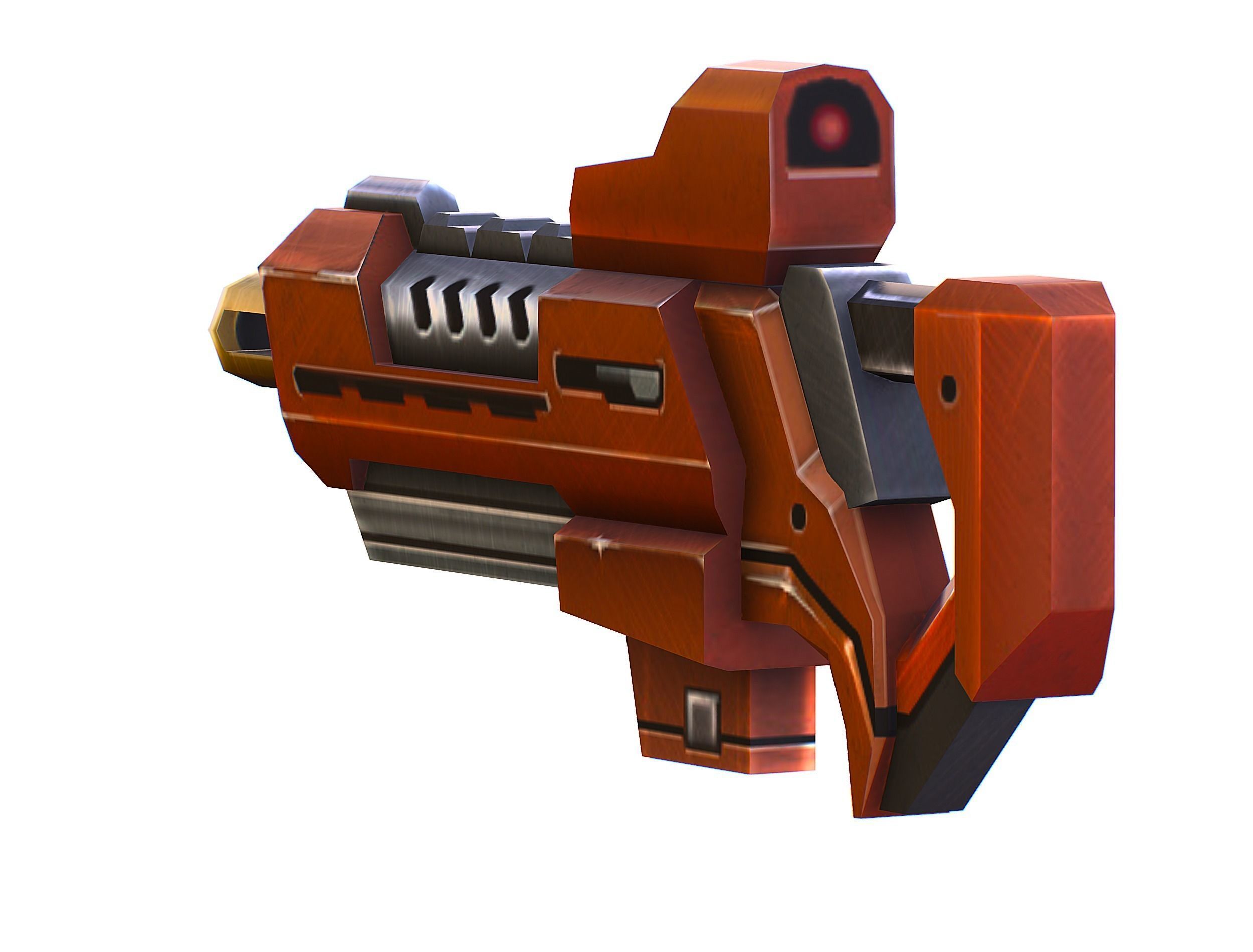 Sci-Fi Male Cyborg Man Drone Trooper Soldier Low-poly 3D model_46