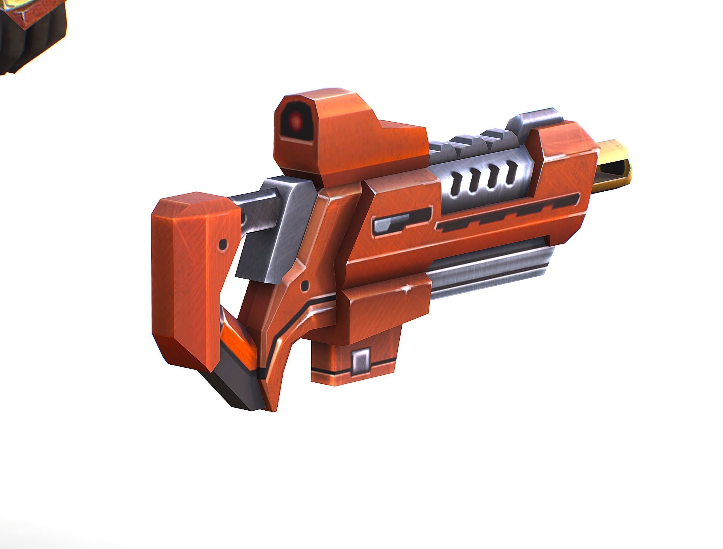 Sci-Fi Male Cyborg Man Drone Trooper Soldier Low-poly 3D model_43