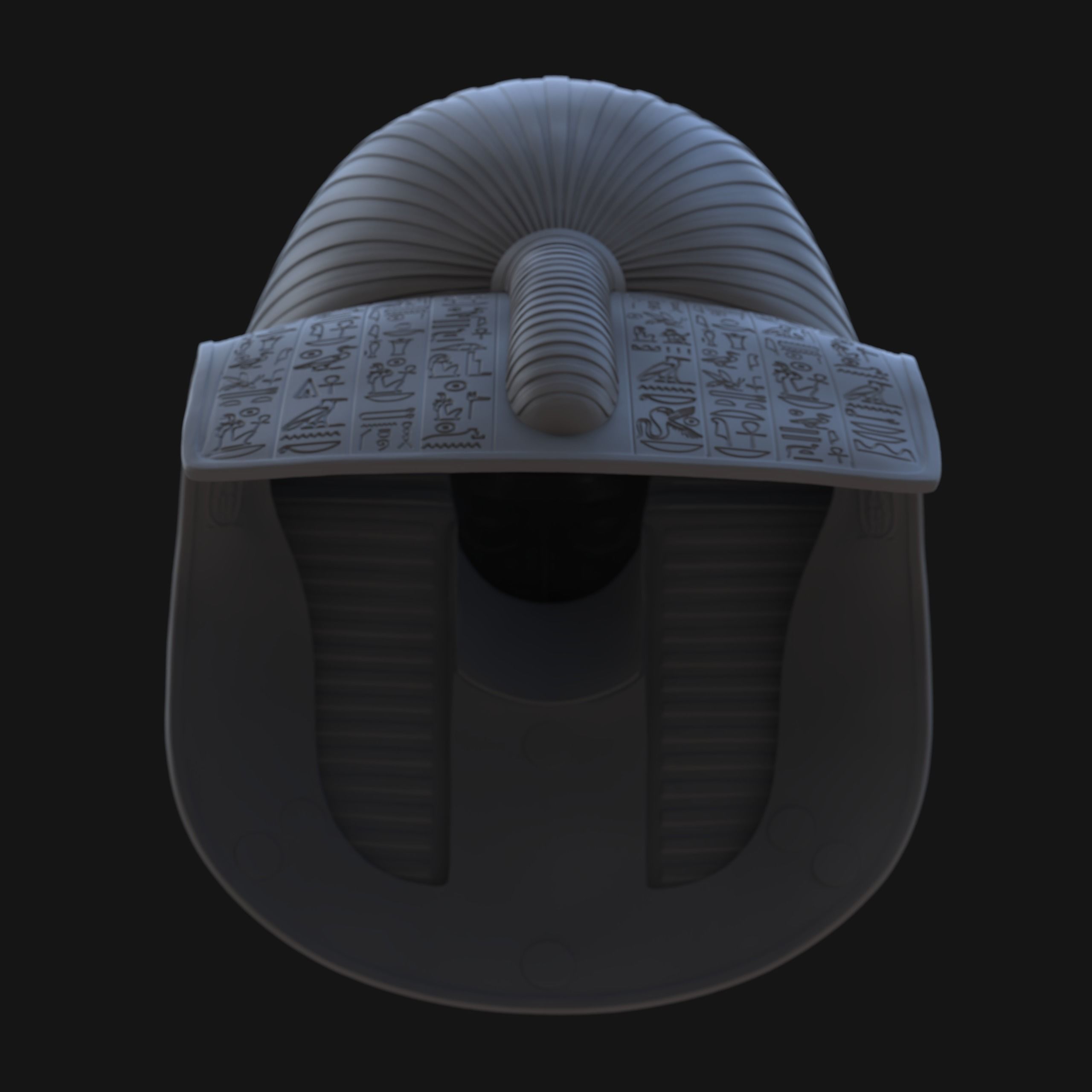 Tutankhamun Mask v4 - Merged  3D print model_7