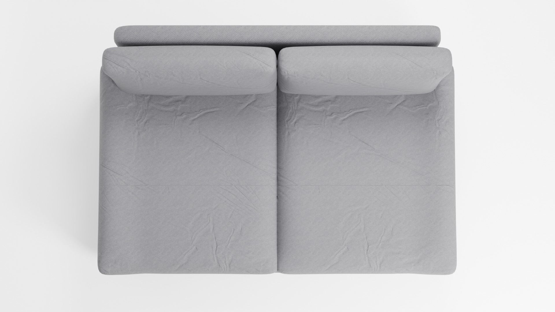 Stylish fabric sofa in dark colors 3D model_5